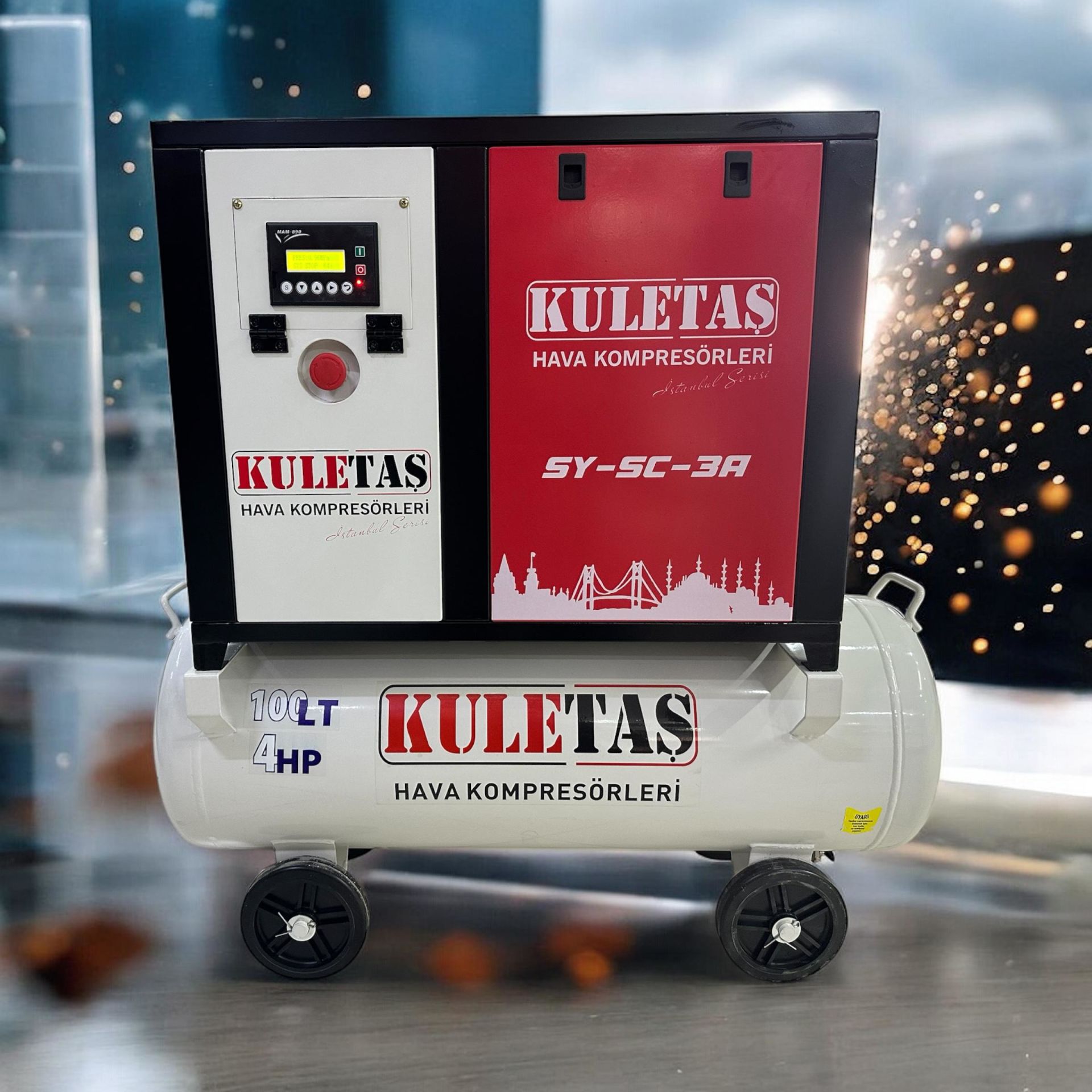 Kuletaş 4 Hp Endüstriyel Vidalı Hava Kompresörü - Görsel 3