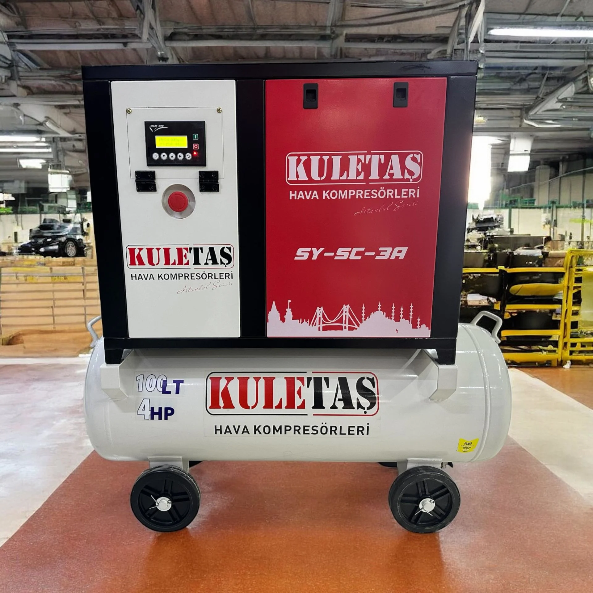 Kuletaş 4 Hp Endüstriyel Vidalı Hava Kompresörü - Görsel 2