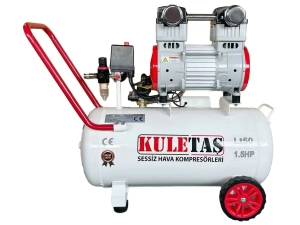 Kuletaş Süper Sessiz Yağsız Hava Kompresörü 50 Litre