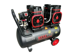 Kuletaş Premium 50 Litre Sessiz Yağsız Hava Kompresörü 4 Hp (İtalyan Tasarım)