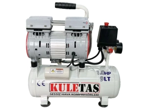 Kuletaş Süper Sessiz Yağsız Kompresör 9 Lt